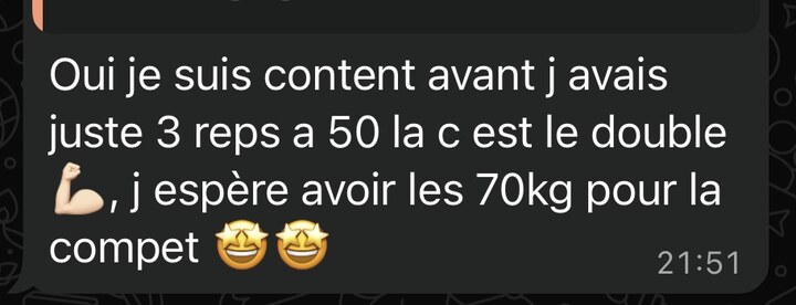 Avis d'un élève