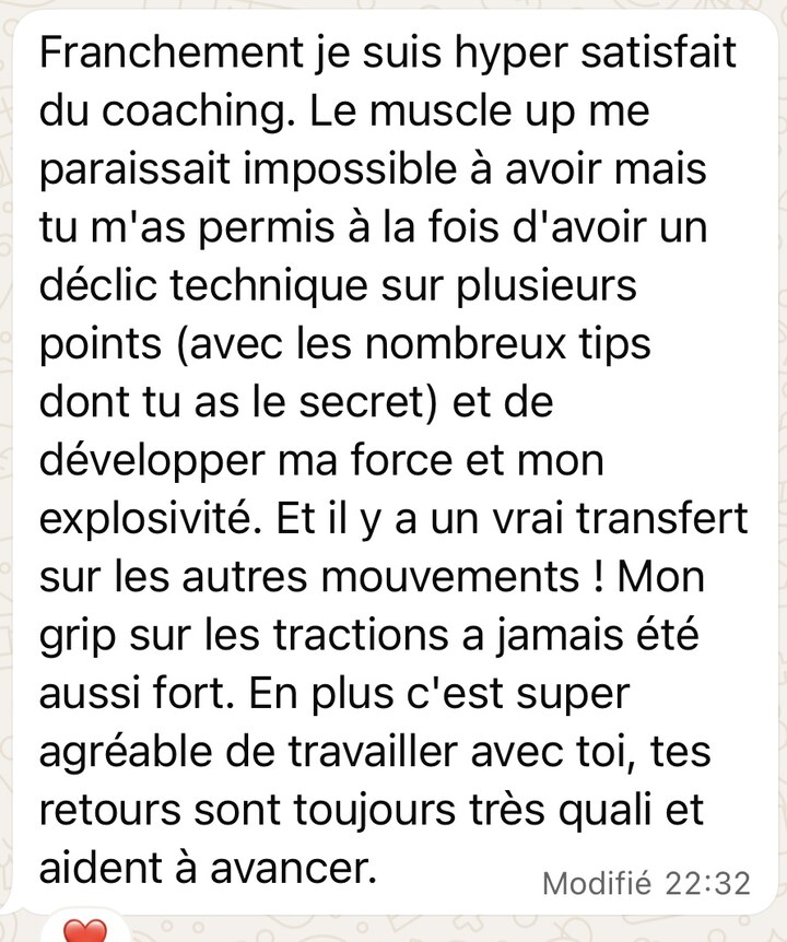 Avis d'un élève