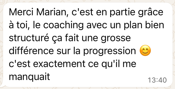 Avis d'un élève