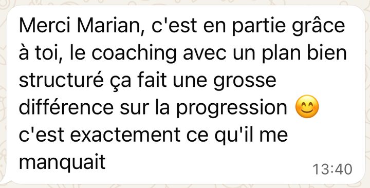 Avis d'un élève